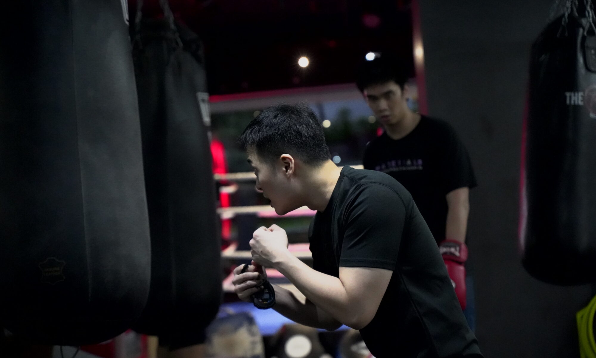 office worker boxing singapore