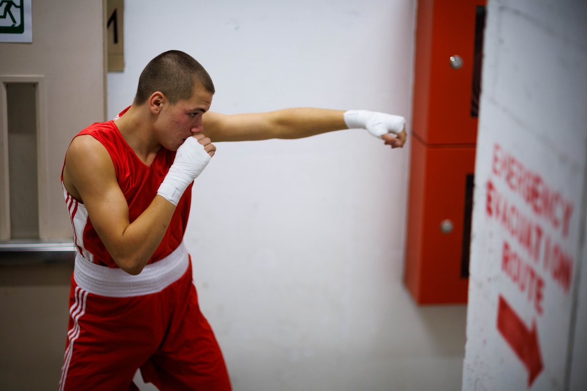 the ring white collar boxing 2024 training