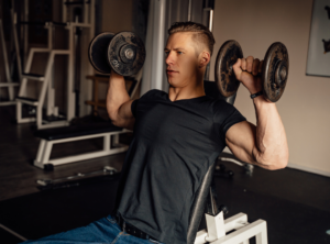 overhead press workout strength boxing