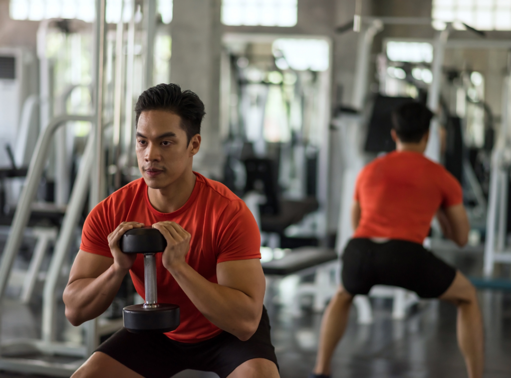 squat workout strength boxing