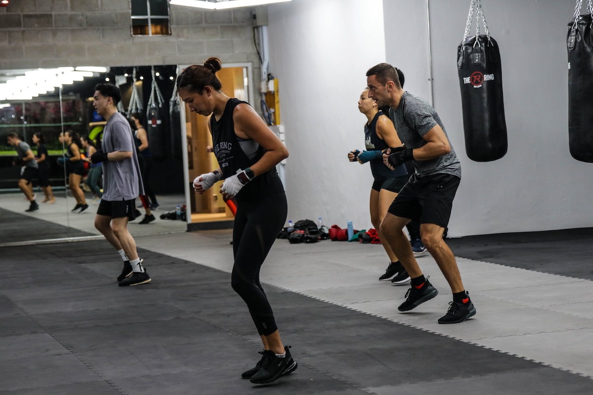 the ring orchard singapore boxing team building